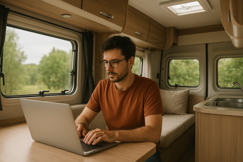 Viure i treballar des de qualsevol lloc: la vida del nòmada digital en autocaravana